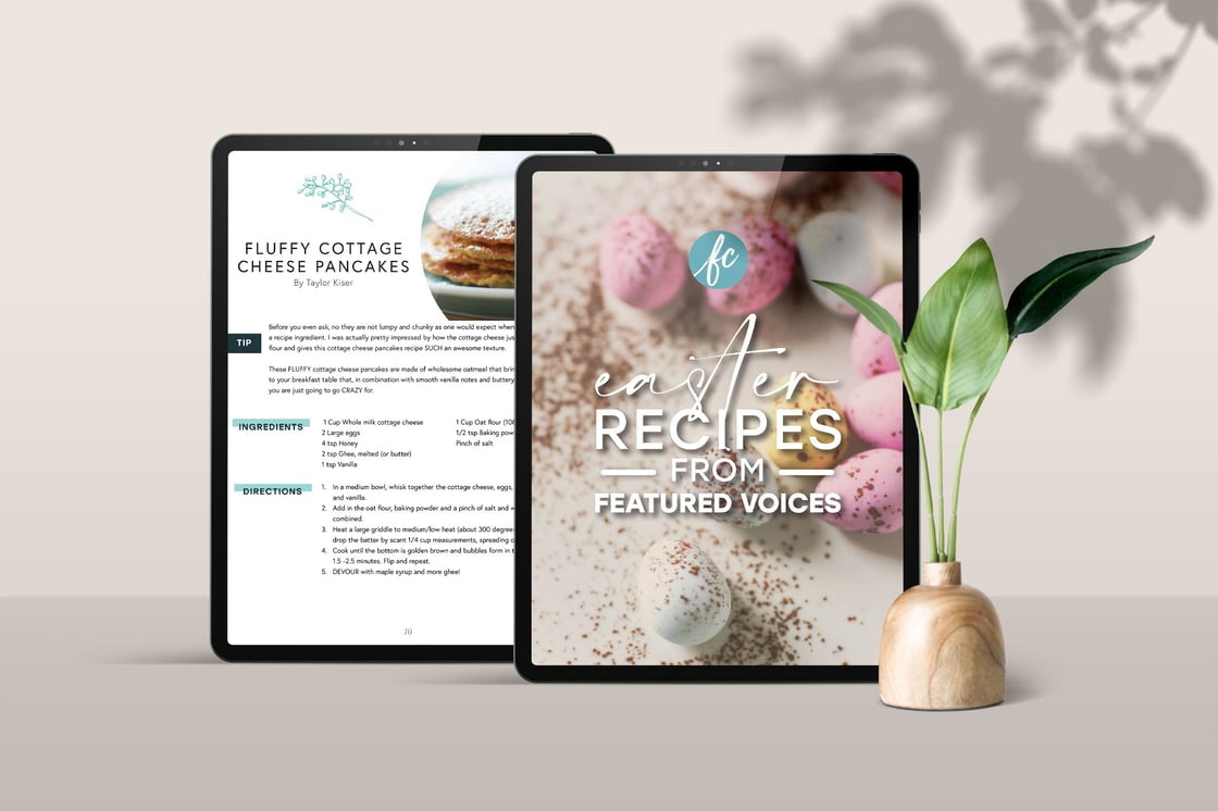 FC Easter recipe e book Free iPhone & iPad Mockup